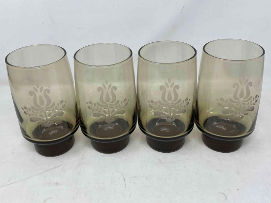 4 Pfaltzgraff Water Glasses
