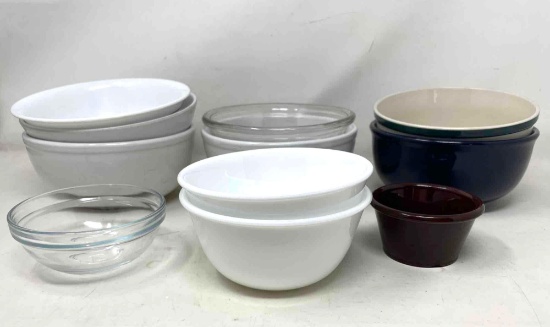 Mixing Bowls in Glass and Ceramic, Other Small Bowls