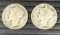2 Silver Mercury Dimes- 1923 and 1939