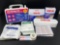 First Aid Kit, Band-Aids, Curad Gauze Pads, Gauze Sponges