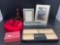Valet, Picture Frames, Heart Box, Plate Stand, Crystal, 2 Other Boxes