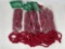 4 Packages of Cranberry Bead Garland Plus Loose Garland(s)