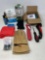 Gloves, Cleaning Cloths, Lens Wipes/Lubricant, Car Charger, RainBrella- New in Box, More