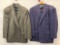 2 Men's Suit Jackets- Today's Man Gray, Size 48SP and Howard's Clothes Blue, Size Unknown