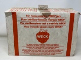 Case of Weck Canning Jars- New