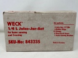 Weck 1/4 Litre Juice Jar Set