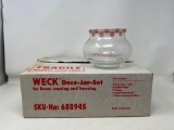 Weck Deco Jar Set- New in Box