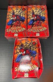 3 Boxes of 1994 1st Edition Marvel The Amazing Spider-Man Cards- Unsealed and One May Be Incomplete