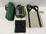 Wine Carrier, Insulated Lunch Bag, Black Bag and Tote Bag