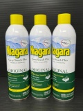 3 Cans of Niagara Spray Starch