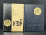 2 Weicon Yearbooks, '68 & '69 from Conrad Weiser High School, Robesonia PA