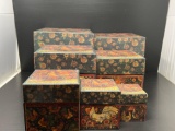 7 Nesting Decorative Boxes by Lang Card Co.