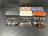 Eyeglasses, Sunglasses and Cases- Some Designer Brands: Salvatore Ferragamo, Burberry