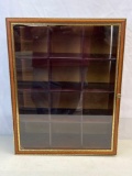 Display Case with Cardboard Back and Plexiglass Front