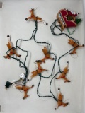 Santa's Sleigh and Reindeer Light Strings