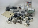 Electrical Lot: Liberty Full Overlay Hinge, Switchplate, Wall Plate, Other Electrical Hardware