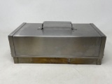 Grill Accessory: Stainless Steel Steamer Tray with Lid
