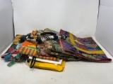 International Fabrics, Table Covers, Cord Necklace, Knitted Cap, More