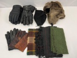 Men's Winter Accessories- Gloves, Scarves, Fleece Beanie and 