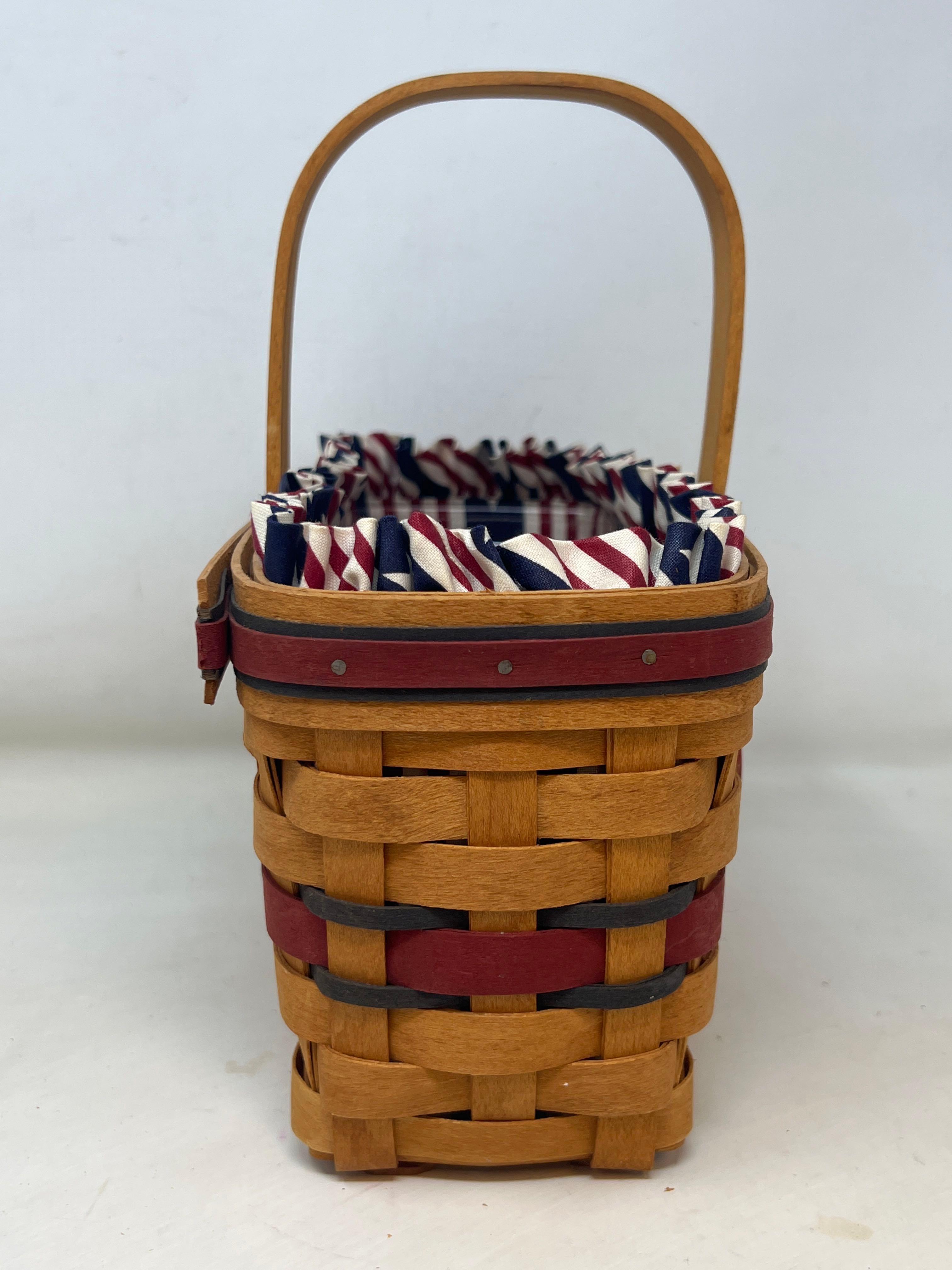 Longaberger 1994 キャンドルバスケット ライナー付 Vintage