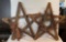 2 Country Primitive Decorated Wooden Stars