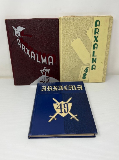 Arxalana Yearbooks- 1947, 1948 and 1949- Reading Senior High School