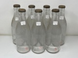 7 Lederle Bacillus Acidophilus Milk Bottles