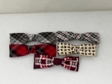 5 Clip-On Bow Ties