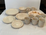 Corelle Dinner Service and Other Floral Plates