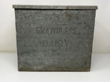 Graybill's Dairy Galvanized Milk Box