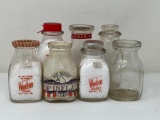 7 Cream Bottles- Various Dairies
