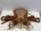 Western Pony/Child's Saddle with Highly Tooled Leather and Suede Seat