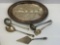 Silver Plate Lot- Turkey Platter, Serving Utensils