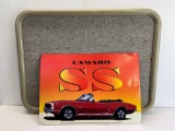Metal Camaro SS Sign and Pin-Up Board