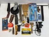 Wheel, Whisk Broom, Cutters/Knives, Stapler, Tape Measures, Microphone, Hammer Head, More