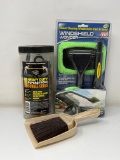 Dustpan & Brush, Contractor's Choice Bungee Cords and Windshield Wonder- New in Packaging