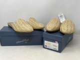 2 Pairs of Universal Threads Tan Mules, Both Size 8- New with Boxes
