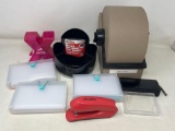 Xyron Sticker Maker, Rotary Organizer, Rolodex, Plastic Card Organizers, Swingline Stapler, Cases