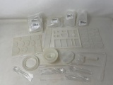 Large Plastics Lot- Candy & Other Molds, Storage Bowls, Flatware