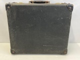 Vintage Hard-Shell Case with Green Felt Liner on Bottom