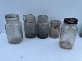 Antique Vintage Canning Jars