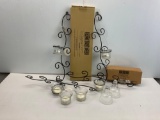 Signature Home Styles Wrought Iron Tea Light Holders and Votives with Boxes