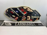 2 Metal Earnhardt Signs- #3 Goodwrench Car and 