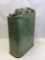 Vintage Military Type Metal Gas Can