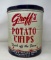 Groff's Potato Chips Tin, Vintage