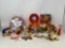 Toys Lot- Includes Wild West C.O.W. Boys, Daffy, Winnie, Pez Dispensers, Baby's Cow Rattles, More