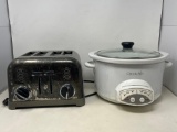 4-Slice Toaster and Crock Pot