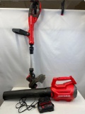 Craftsman Battery Operated String Trimmer & Blower with Battery & Charger