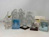 Glass & Crystal Angels Lot- 10 Pieces