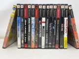 15 Sony Playstation 2 Games and Missile to the Moon DVD